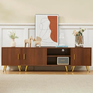Walnut Entertainment Center for Living Room