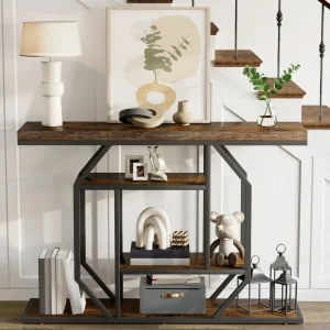 120cm Industrial Console Table