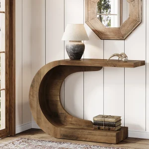 Mid-Century Modern Console Table for Entryway