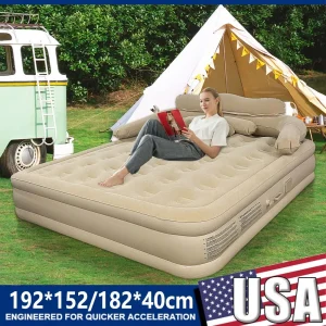 Inflatable Mattress With Pillow